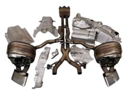 PORSCHE PORSCHE Panamera 971 2.9 Exhaust silencer 971253351B — thumbnail 1