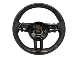 PORSCHE PORSCHE Steering Wheel 992 GTS WOOD VENEER HEATED PDK TURBO — thumbnail 3