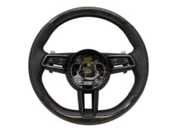 PORSCHE PORSCHE Steering Wheel 992 GTS WOOD VENEER HEATED PDK TURBO — thumbnail 1