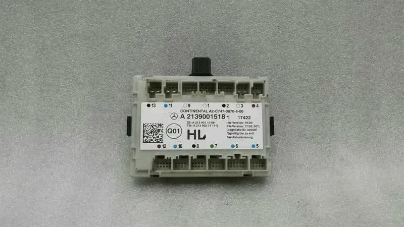 MERCEDES-BENZ Mercedes S-Class W222 rear left door module A2139001518 door control unit rear