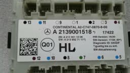 MERCEDES-BENZ Mercedes S-Class W222 rear left door module A2139001518 door control unit rear — thumbnail 5
