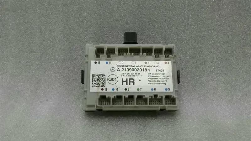 MERCEDES-BENZ Mercedes S-Class W222 Rear Right Door Module A2139002018 Door Control Unit Rear