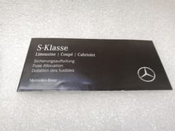 MERCEDES-BENZ MERCEDES S-class W222 service booklet / Maintenance Handbuch — thumbnail 5