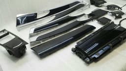 PORSCHE Porsche Panamera 970 RHD Piano Veneer Set 97055348100 Right Hand Drive Piano Finish — thumbnail 6