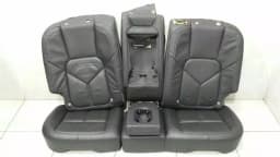 PORSCHE Porsche Cayenne 958 92A rear seat leather rear seat leather set black — thumbnail 8