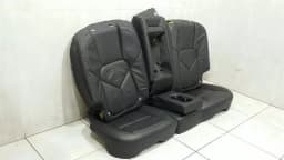 PORSCHE Porsche Cayenne 958 92A rear seat leather rear seat leather set black — thumbnail 9