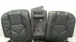 PORSCHE Porsche Cayenne 958 92A rear seat leather rear seat leather set black — thumbnail 5