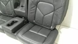 PORSCHE Porsche Cayenne 958 92A rear seat leather rear seat leather set black — thumbnail 4