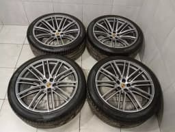 PORSCHE 21 Porsche Macan 95B Turbo IV Alloy Wheel Set 95B601025DN Alloy Wheel 95B601025DP — thumbnail 2