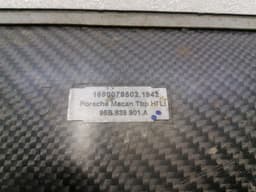 PORSCHE Porsche Macan 95B RLH door trim carbon 95B839901A rear left door cover — thumbnail 7