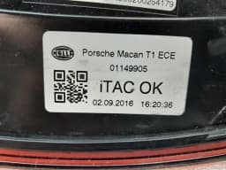 PORSCHE Porsche Macan 95B left rear light 95B945095B taillight rear left ECE — thumbnail 10