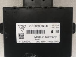 PORSCHE Porsche 911 991 Electronic Voltage Converter 7PP959663D Voltage Stabilizer — thumbnail 2