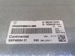 PORSCHE Porsche Cayman 718 982 2.5 Turbo GTS S Engine ECU Engine Control Unit DDN — thumbnail 4