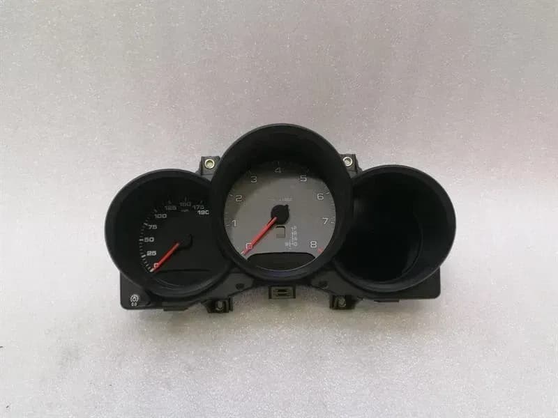 PORSCHE Porsche Cayman 718 Instrument Cluster 982920950N MPH Rhodium Silver Speedometer