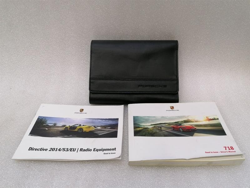 PORSCHE Porsche Cayman 718 Owners Drivers Manual