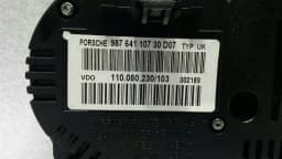 PORSCHE Porsche Boxster 987 Instrument Cluster 98764110730 Speedometer — thumbnail 4