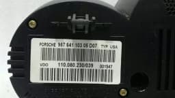 PORSCHE Porsche Boxster 987 Instrument Cluster 98764110305 Speedometer MPH — thumbnail 7