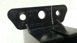PORSCHE Porsche Boxster 987 Hazard Switch 98755259701 Warning Indicator Switch — thumbnail 3