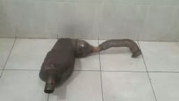 PORSCHE Porsche Boxster 987 Left Exhaust Silencer 987113111AX Exhaust Muffler — thumbnail 1