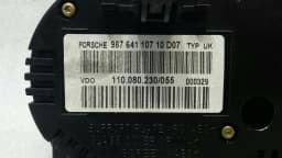 PORSCHE Porsche Boxster 987 Instrument Cluster 98764110710 Speedometer MPH Manual — thumbnail 6