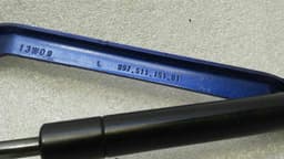 PORSCHE Porsche Boxster 987 Bonnet Hinge LHS 99751115101 Hood Hinge Left Blue — thumbnail 2
