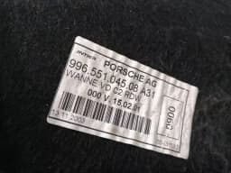 PORSCHE Porsche Boxster 986 Luggage Compartment Cover 99655105117 Trunk Trim — thumbnail 9