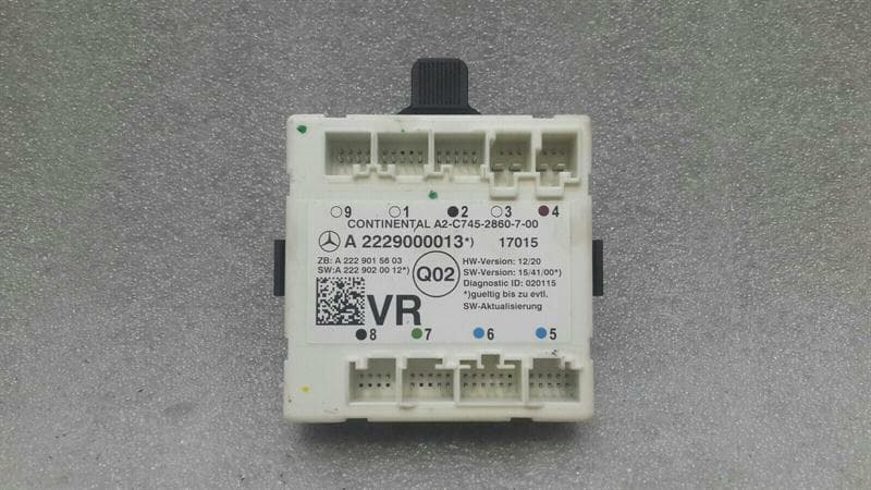 MERCEDES-BENZ Mercedes C W205 front right door module A2229000013 door control unit front right