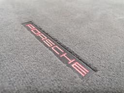 PORSCHE Porsche Boxster 718 Floor Mats 98155161309 Floor Mats RHD RIGHT HANDLE RED — thumbnail 3