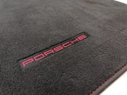 PORSCHE Porsche Boxster 718 Floor Mats 98155161309 Floor Mats RHD RIGHT HANDLE RED — thumbnail 4