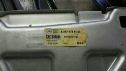 MERCEDES-BENZ Mercedes E Class W207 RLH Rear Door Winder A2076700103 Window Regulator Rear Left — thumbnail 3