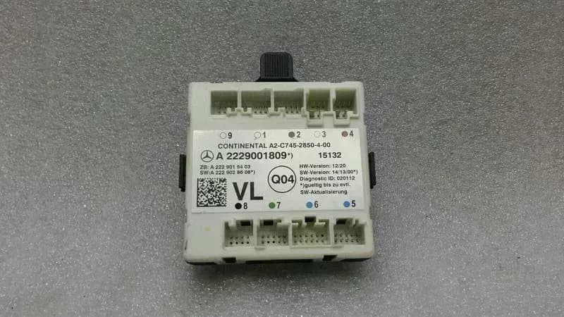 Mercedes C Class W205 FLH Door Module A2229001809 Door Control Unit Front Left