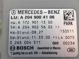 MERCEDES-BENZ Mercedes C Class W204 PDC modules A2049004106 PTS control unit parking aid — thumbnail 4