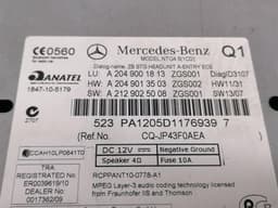 MERCEDES-BENZ Mercedes C Class W204 CD player A2049001813 audio system controller NTG 4.5 1CD — thumbnail 9