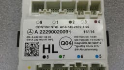 MERCEDES-BENZ Mercedes C Class W205 Rear Left Door Module A2229002009 Door Control Module — thumbnail 5