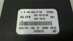 MERCEDES-BENZ Mercedes SLK R172 control unit parking brake A1669002700 El. Park brake modules — thumbnail 5