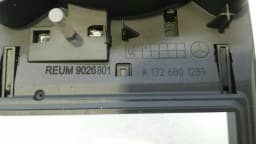 MERCEDES-BENZ Mercedes SLK R172 Navi Monitor Cover A1726801289 Cover Frame Air Nozzles — thumbnail 9