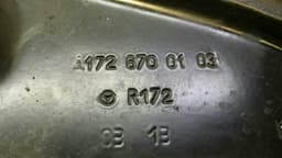 MERCEDES-BENZ Mercedes SLK R172 Left Rear Door Winder A1726700303 Window Regulator Rear Left — thumbnail 5