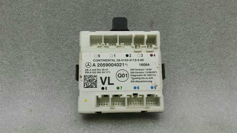 Mercedes GLC X253 FLH door module A2059004021 door control unit front left