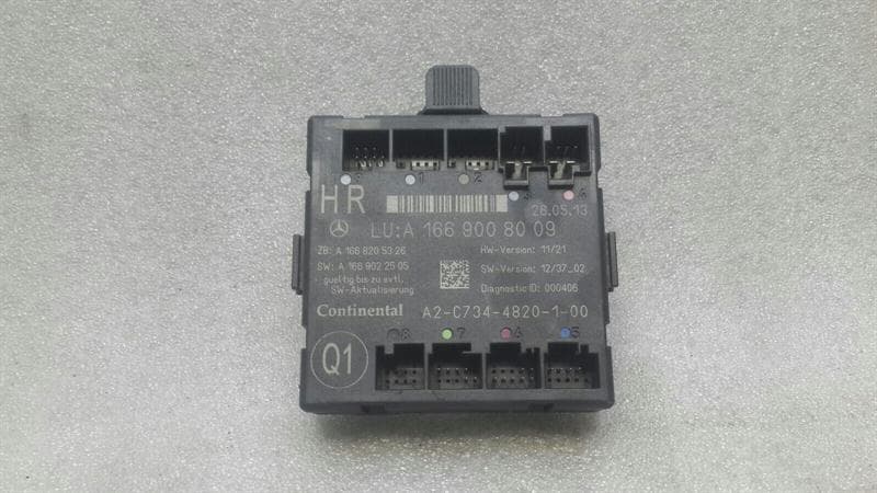 MERCEDES-BENZ Mercedes ML W166 rear right door module A1669008009 door control unit rear RE.