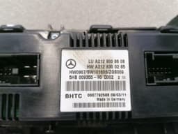 MERCEDES-BENZ Mercedes E Class W207 Car Climate Control A2129008608 Climate Control Panel A/C — thumbnail 10
