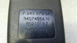 BMW BMW 5 Series F10 528i Left Belt Buckle 7243273 Left Belt Buckle — thumbnail 3
