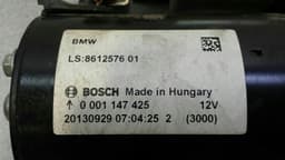 BMW BMW 5 Series F10 528i starter engine 8614519 starter N20B20A — thumbnail 7