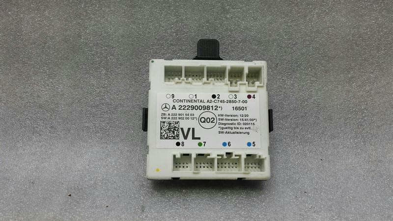 Mercedes C Class W205 Left Door Module A2229009812 Door Control Unit Left.