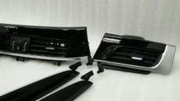 BMW BMW X1 F48 air vent veneer set black 9332243 strip RHD RIGHT HAND DRIVE — thumbnail 4