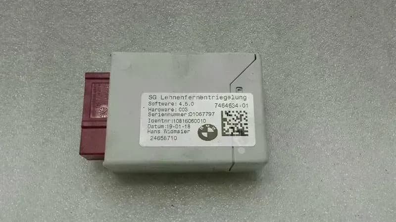 BMW X1 F48 Backrest Release Module 7464634 ECU Backrest.