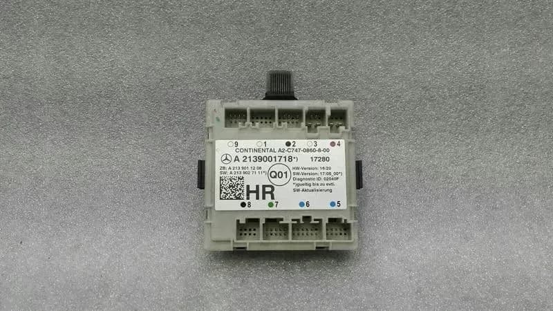 MERCEDES-BENZ Mercedes E Class W213 RRH Door Module A2139001718 Door Control Unit Rear Right