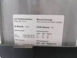 MERCEDES-BENZ Mercedes CLS C257 W257 A0009827216 STARTER BATTERY 48V 20AH starter battery — thumbnail 9