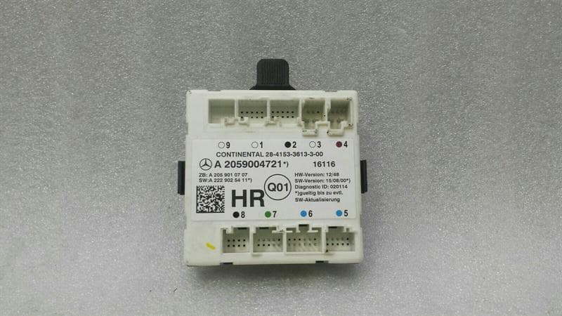 MERCEDES-BENZ Mercedes C Class W205 RRH Door Module A2059004721 Door Rear Right Control Unit