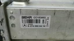 MERCEDES-BENZ Mercedes C Class W205 M274 Intercooler A2740900414 Intercooler — thumbnail 7