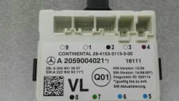 MERCEDES-BENZ Mercedes C Class W205 FLH Door Module A2059004021 Door Control Unit Front Left — thumbnail 6